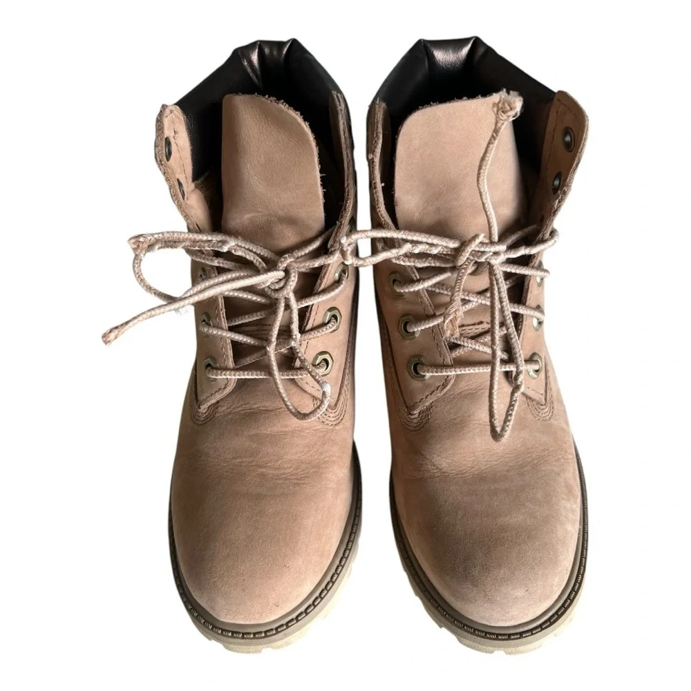 Timberland Boys Lace-Up Boots Size 4